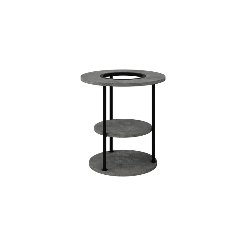 Round Side Table with Shelf | Grova - Additional Image 2