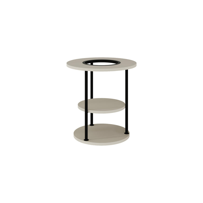 Round Side Table with Shelf | Grova - Additional Image 3