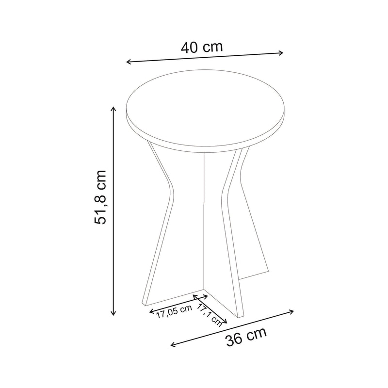 Lisa Modern Side Table – Compact Accent Table - Additional Image 7