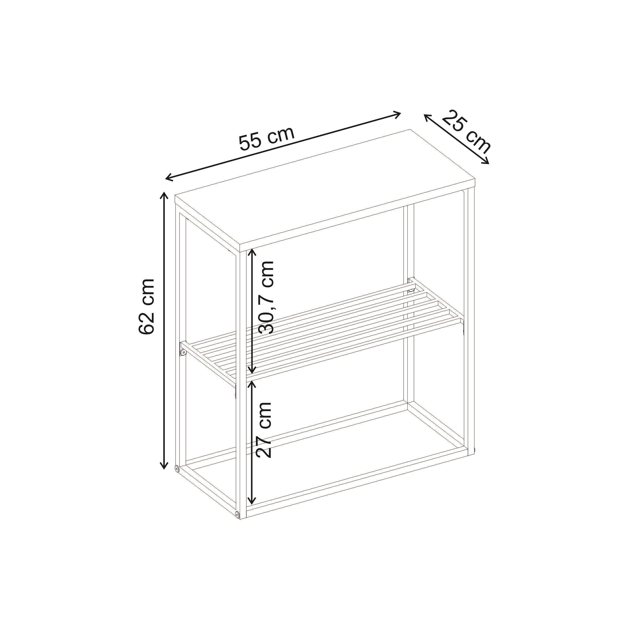 Teno Side Table with Storage Shelf - Additional Image 4