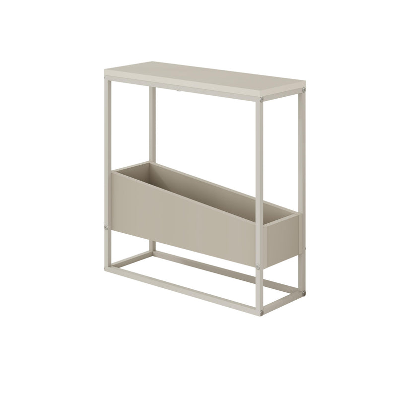 Slim Side Table – Oak & Black | Lido - Additional Image 4