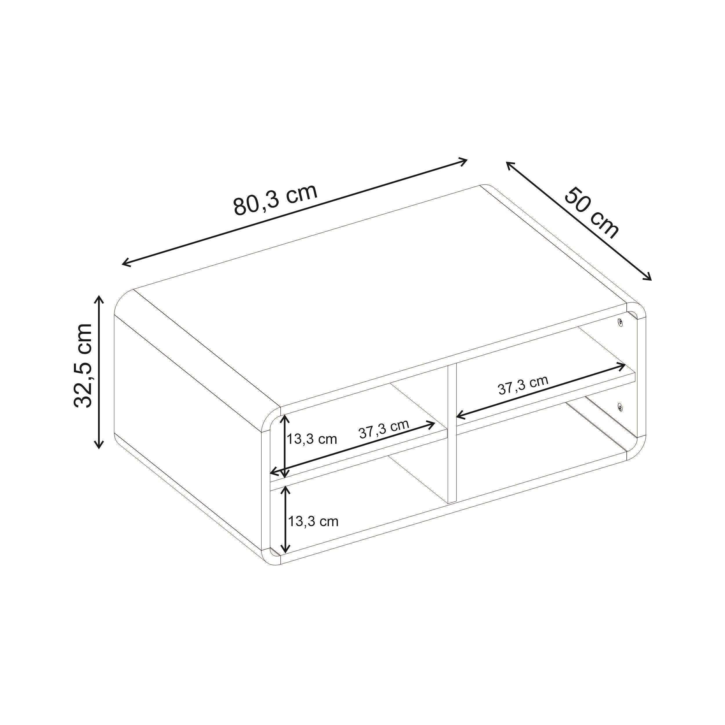 Rovel Coffee Table with Storage - Additional Image 3