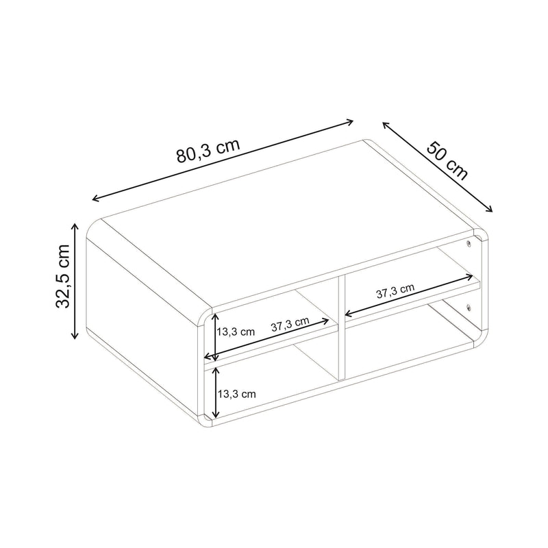 Rovel Coffee Table with Storage - Additional Image 3