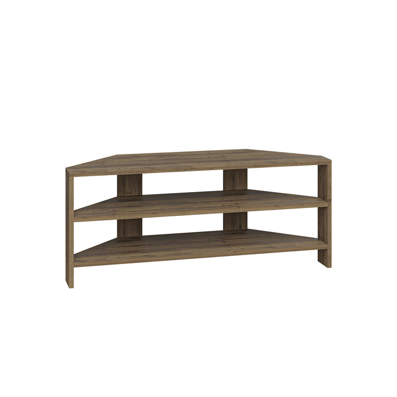 Thales Corner Modern TV Stand Multimedia Centre Corner 110cm - Decortie