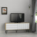 Picadilly Modern TV Stand Multimedia Centre With Storage Cabinet 139cm – Sapphire Oak,White