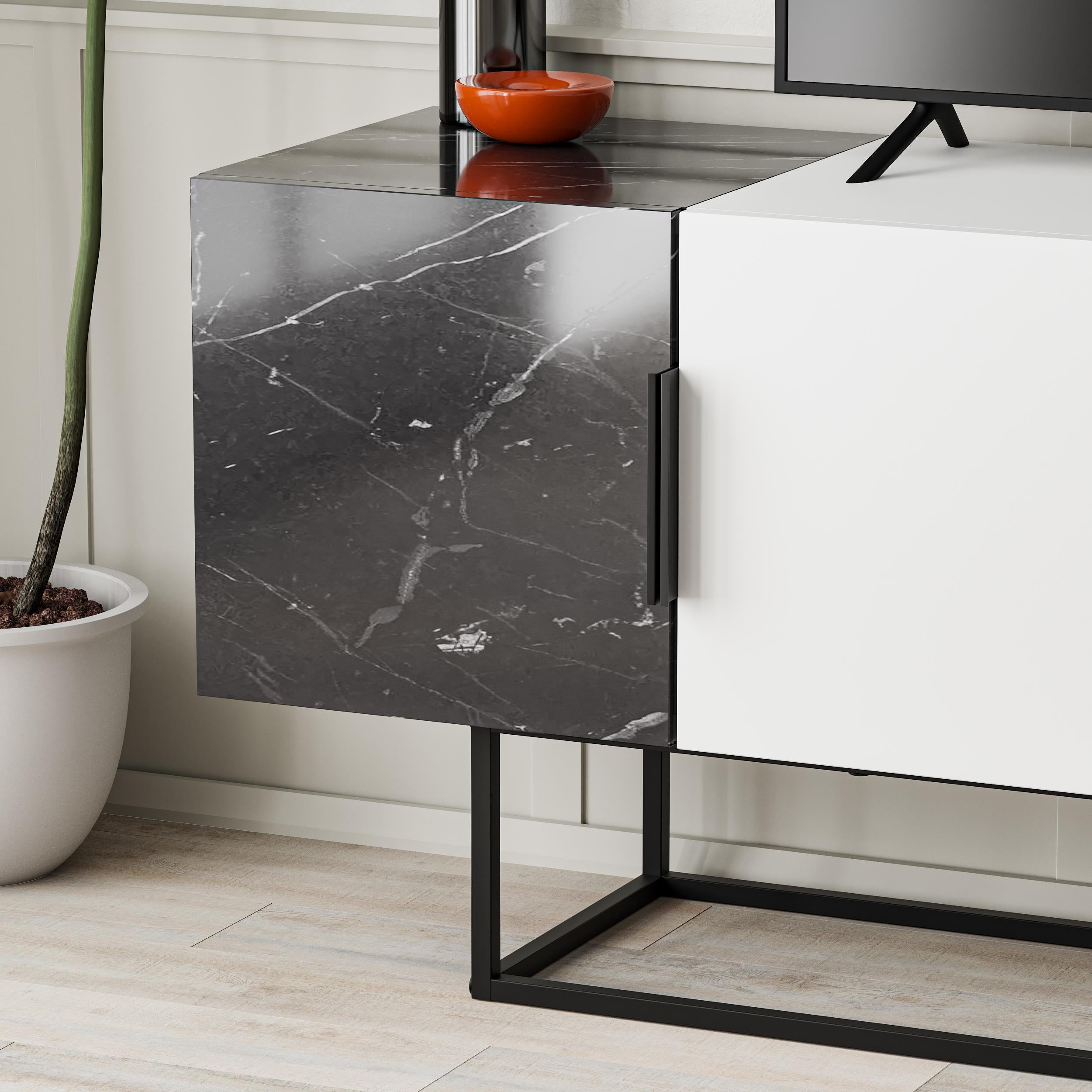 (metal Black) Lotus,White,Lotus,Carrara