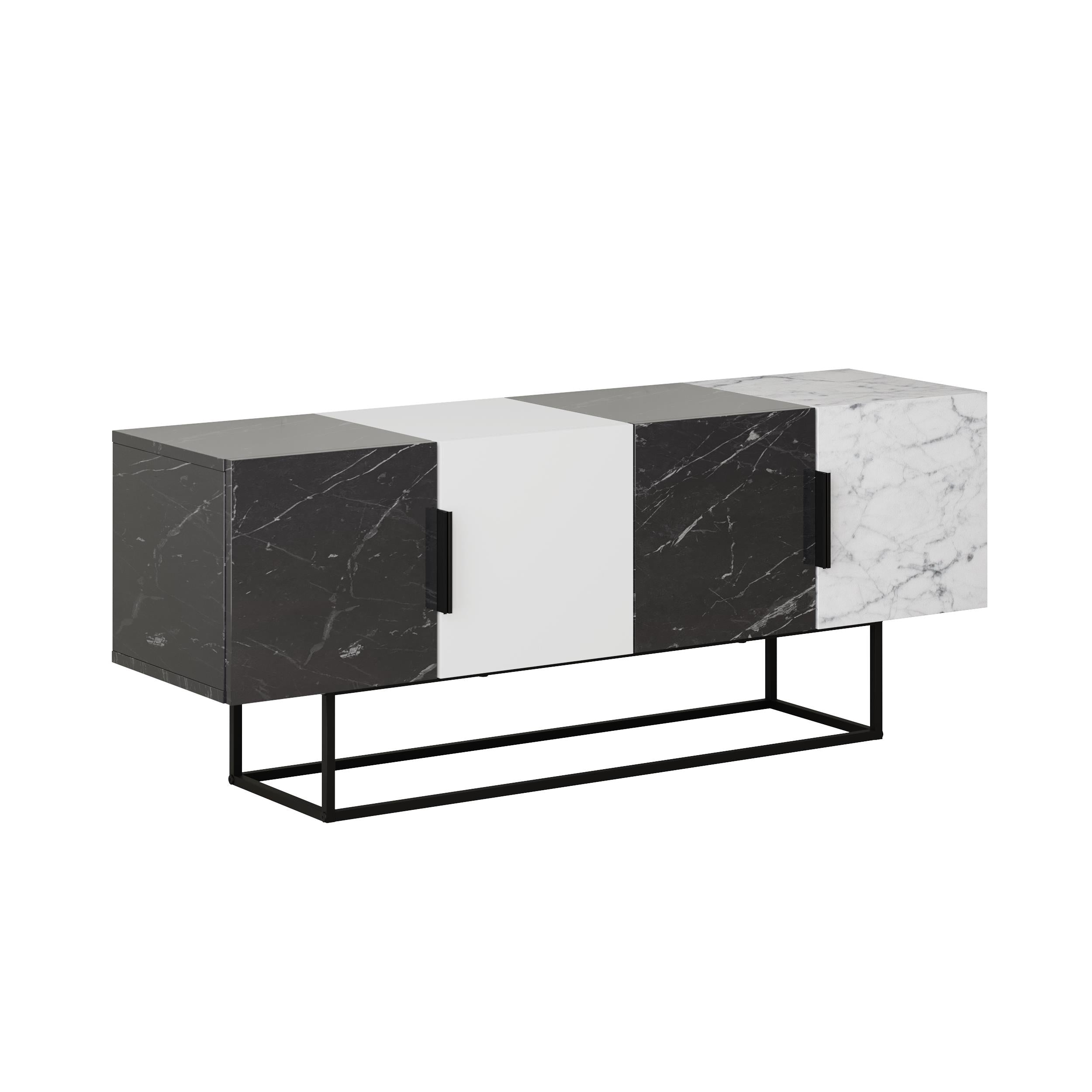 (metal Black) Lotus,White,Lotus,Carrara