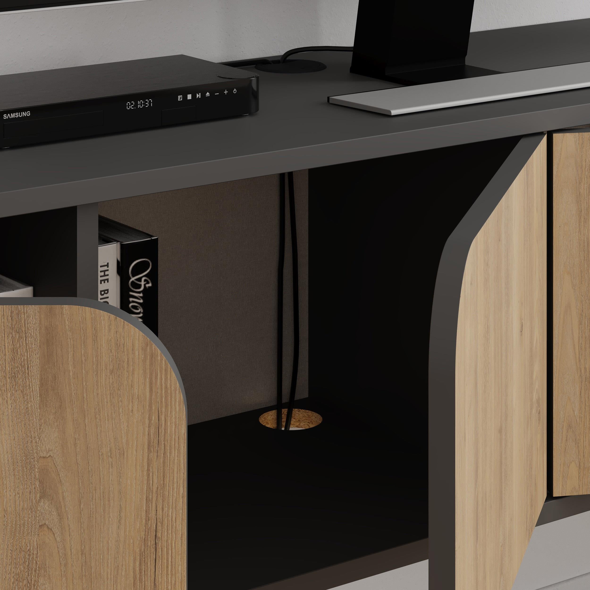 Anthracite,Sapphire Oak