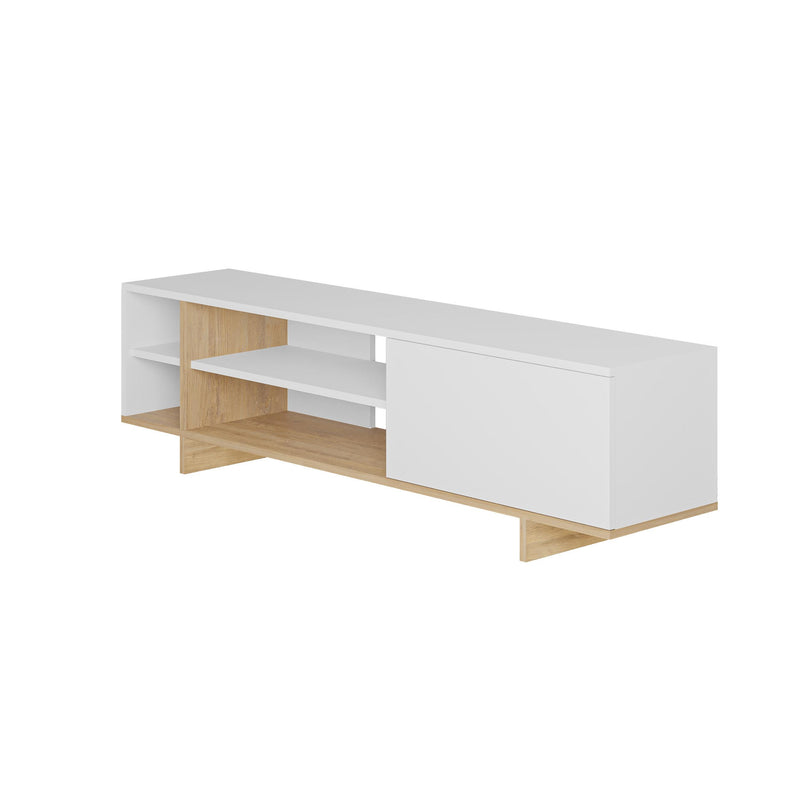 Stockton TV Stand with Storage and Shelves - Additional Image 1