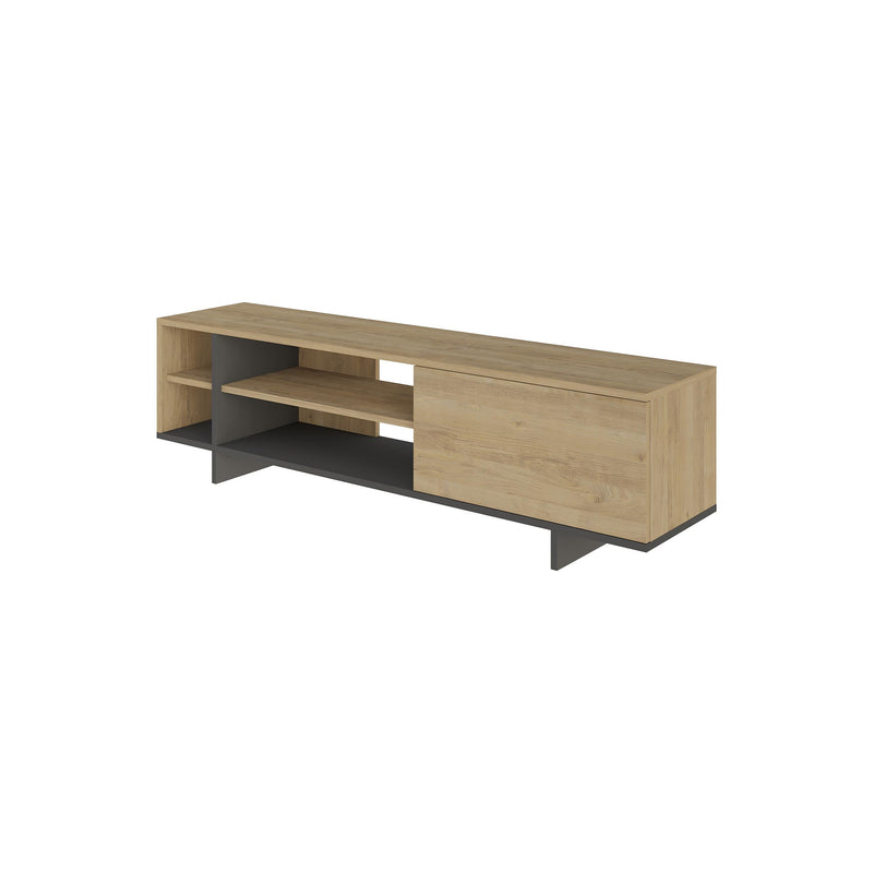 Stockton TV Stand with Storage and Shelves - Additional Image 3