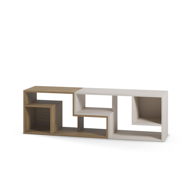 Glis Corner TV Unit – Modern TV Stand with Adjustable Shelves - Additional Image 6