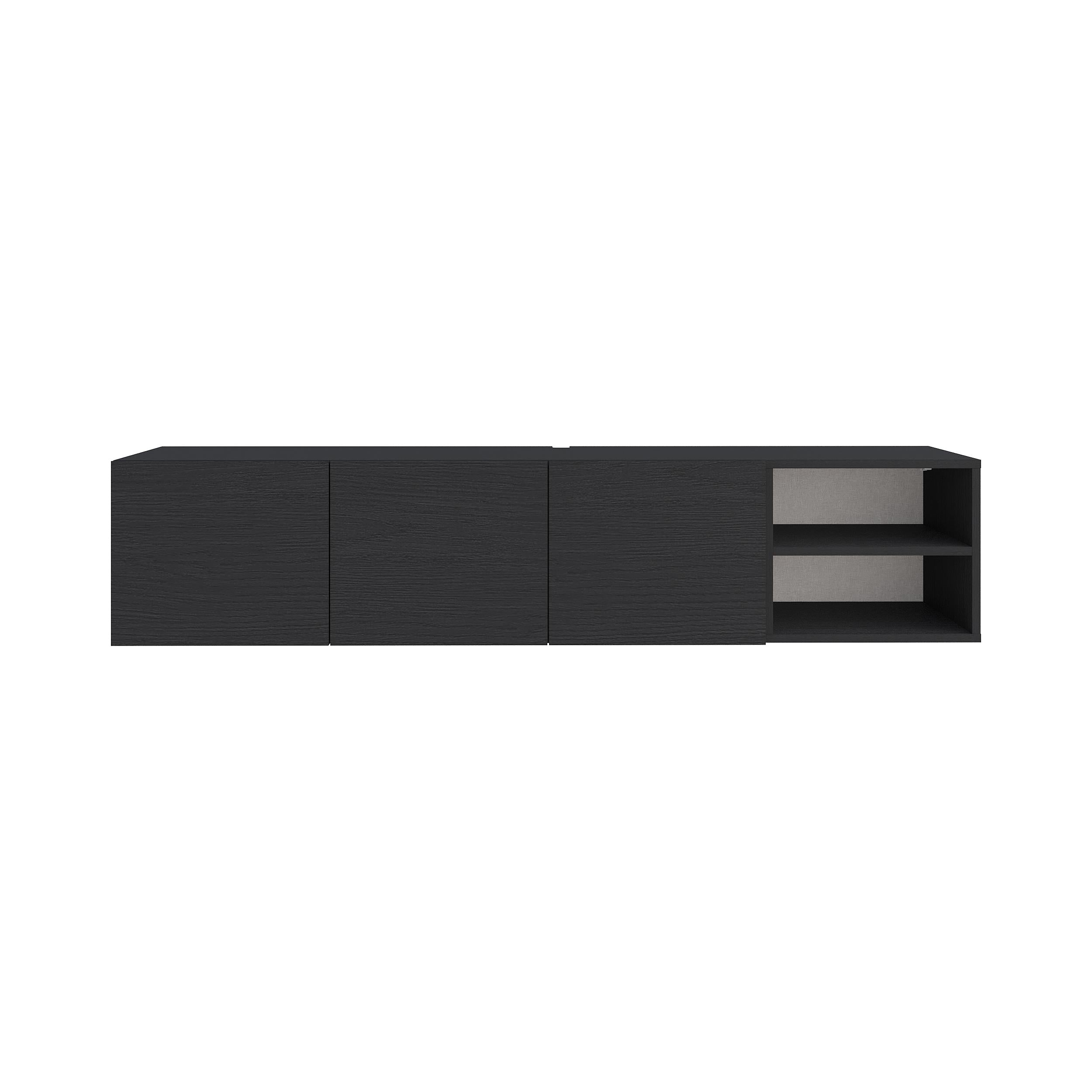 Conrad TV Unit – 180 cm – 3 Soft Close Doors Wall Mounted Entertainment Centre - Additional Image 2
