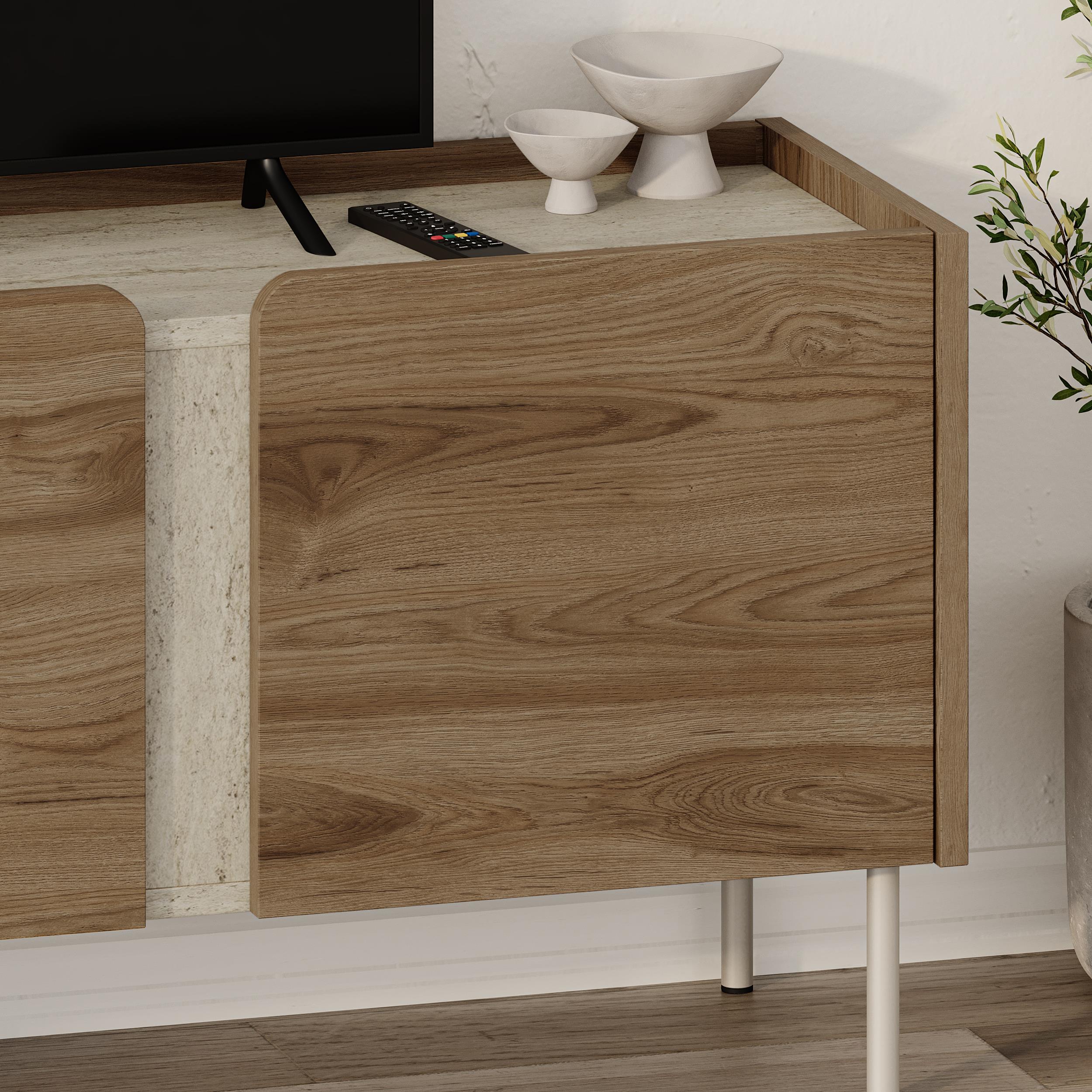 Norm TV Unit 3 Doors - close-up detail