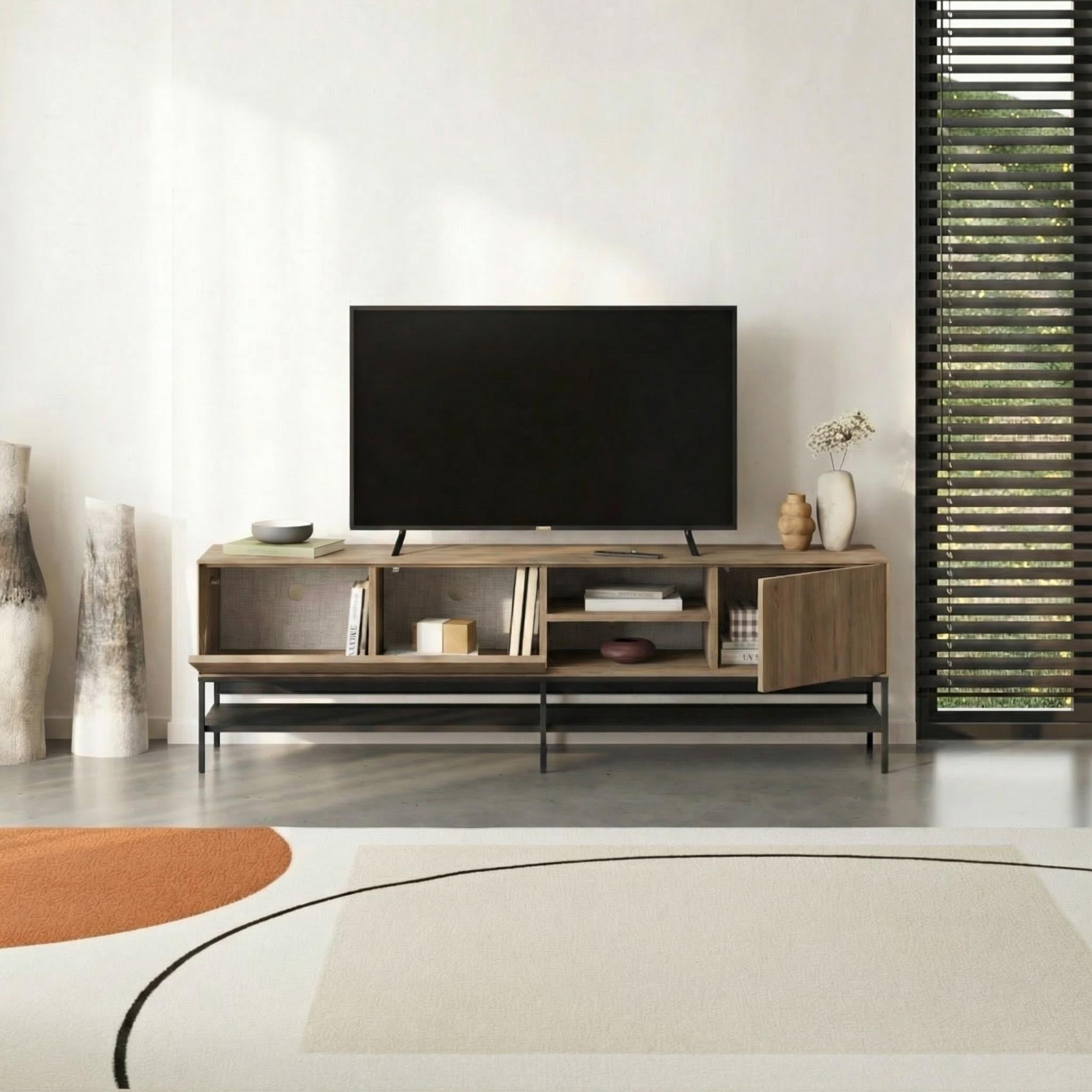 (metal Black) Sepet,Black Wood