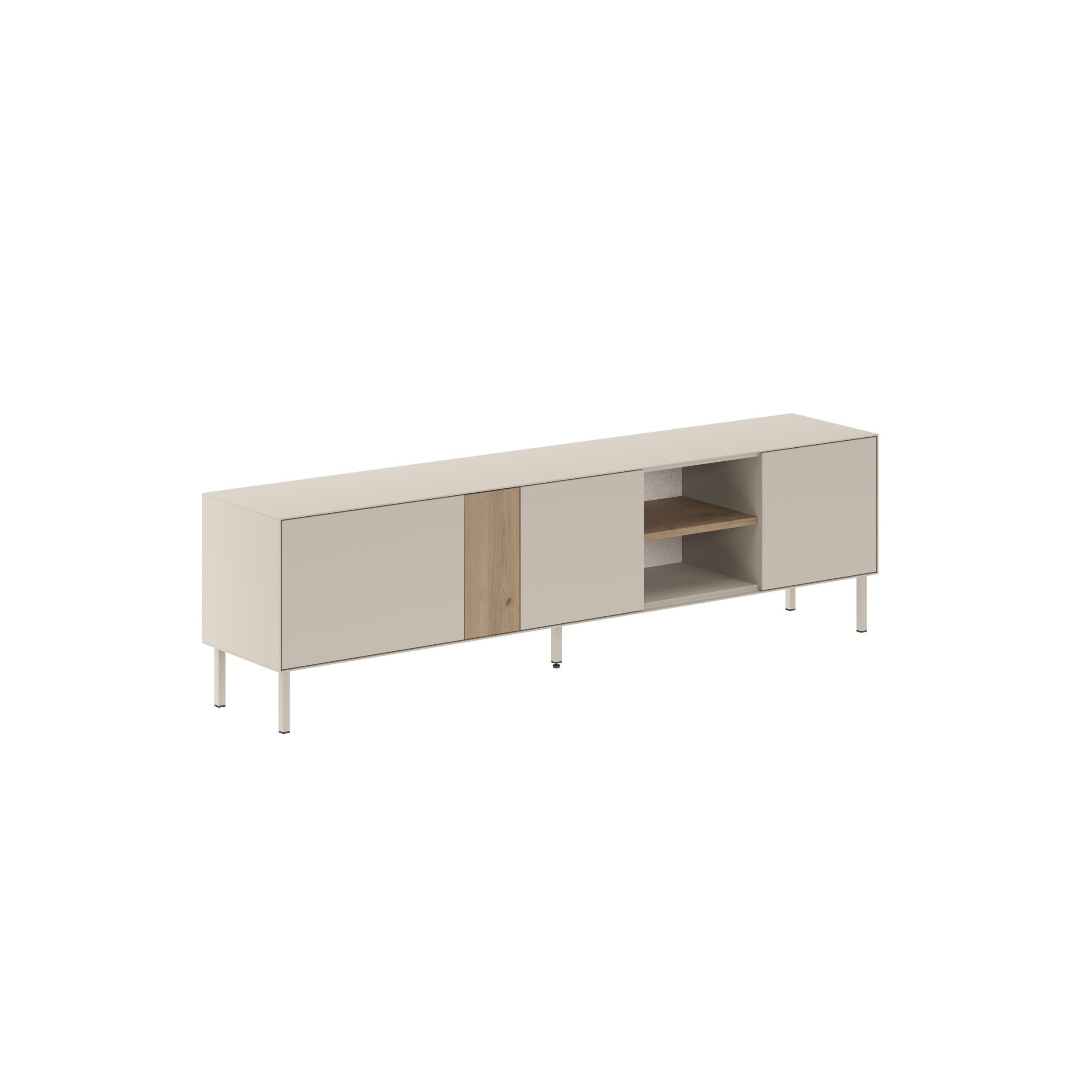 Vena TV Unit 3 Doors-Open Shelves product photo