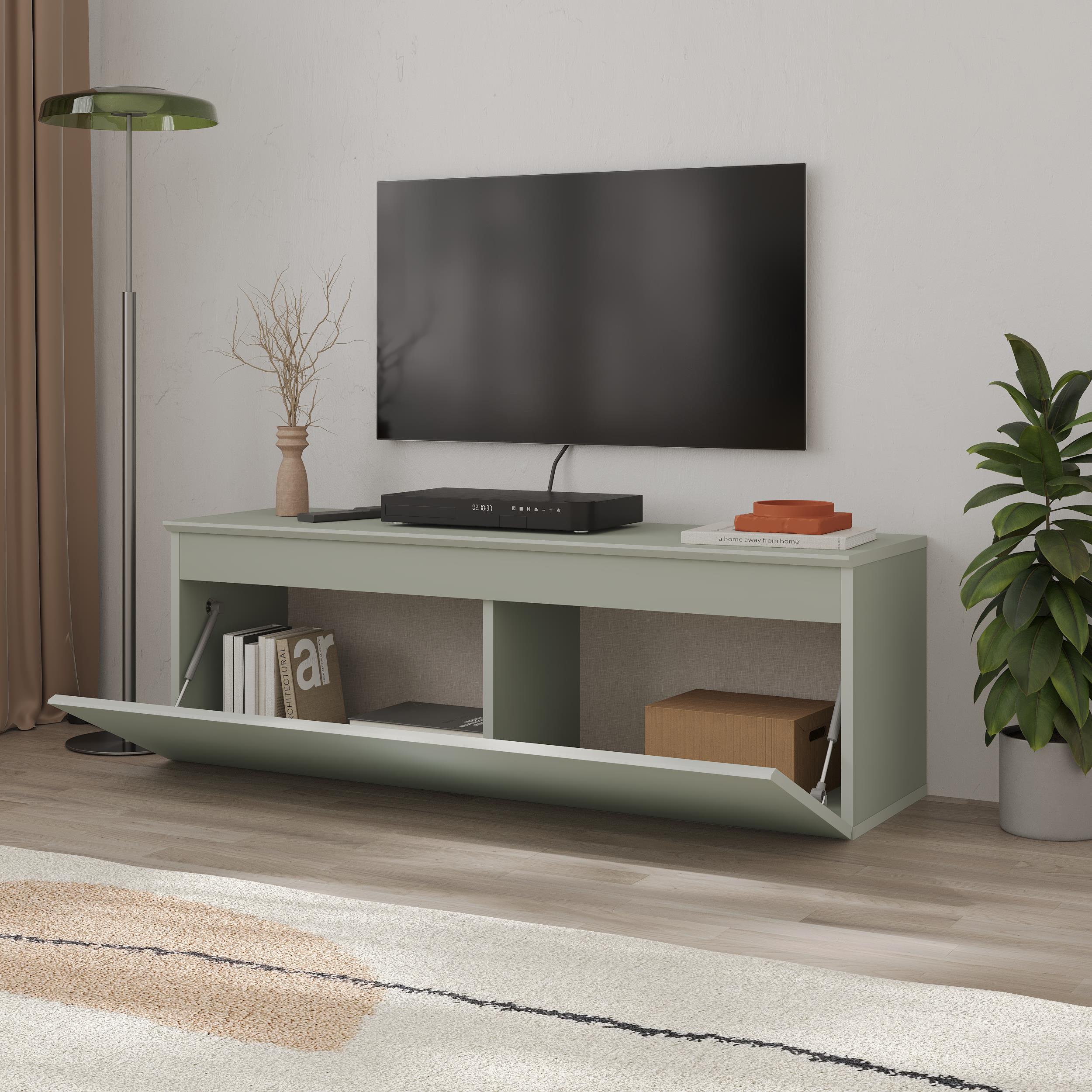 Sunset Modern TV Low Board with Storage - Additional Image 12