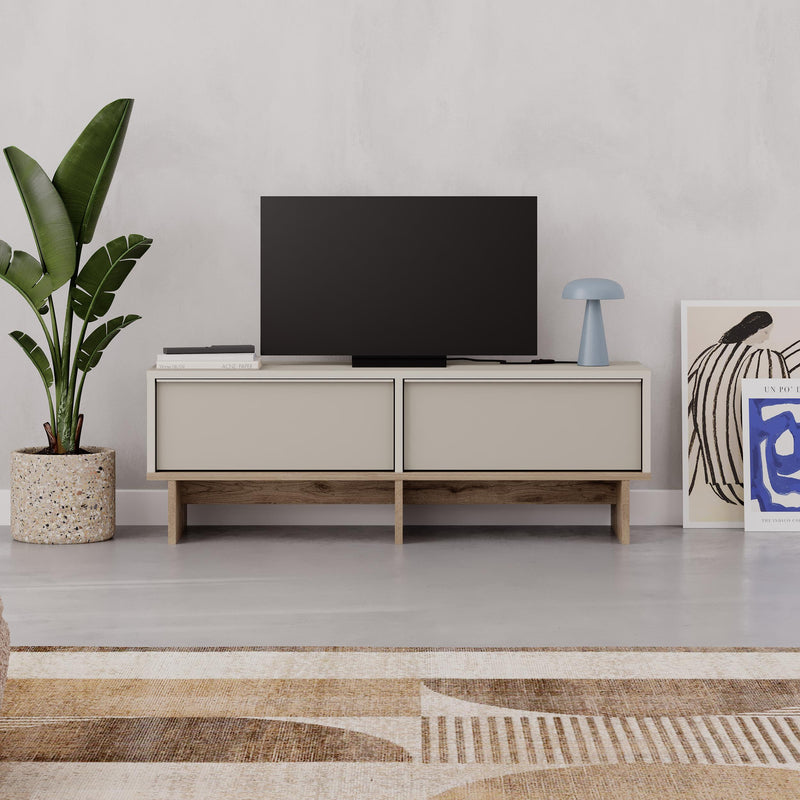 Yuki Modern TV Unit with Storage 118cm