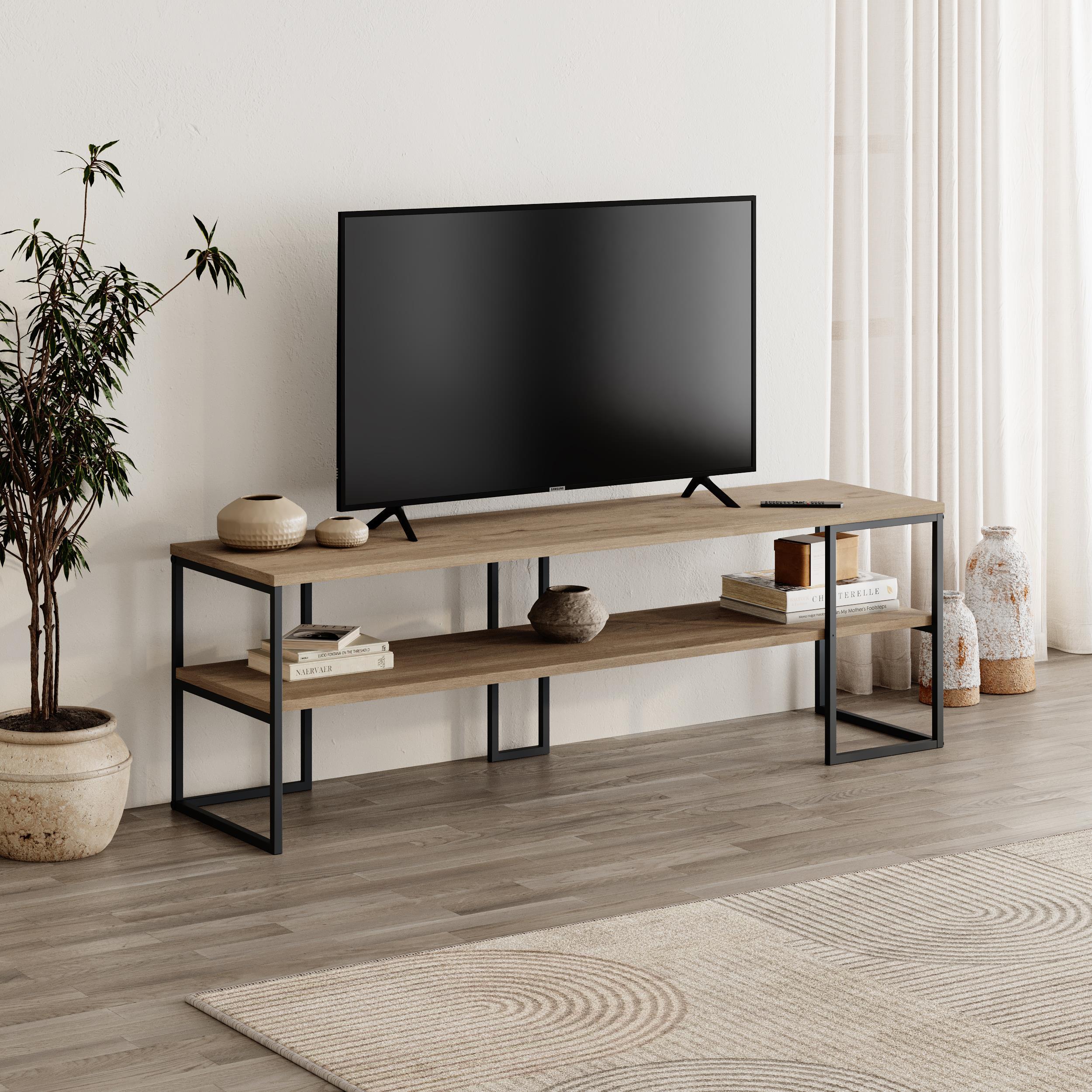 Black Friday TV Unit 140cm in a modern living room