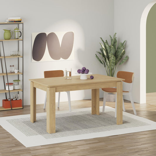 Tolmen Extendable Modern Dining Table – Sapphire Oak - 140/190 cm