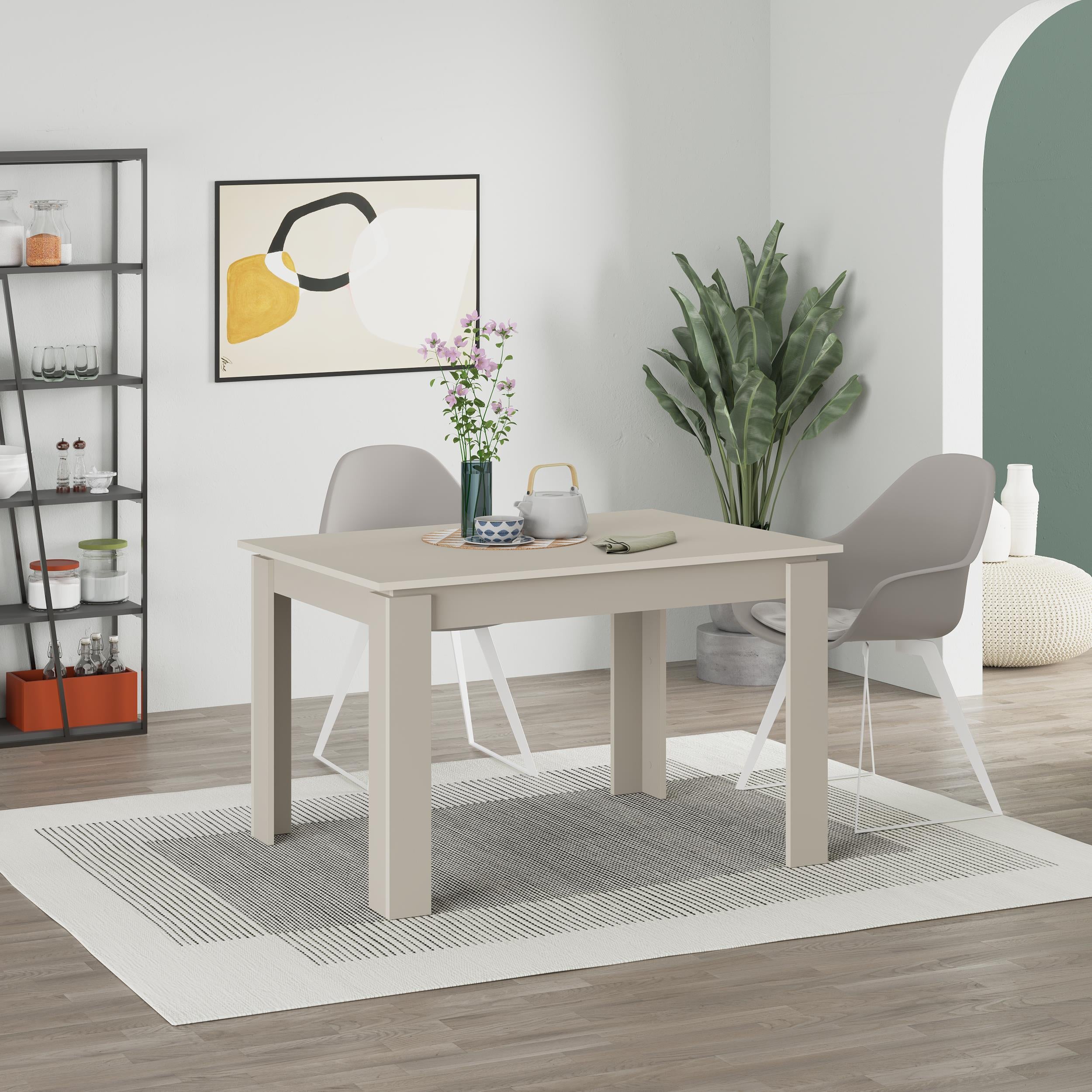 Tolmen Extendable Dining Table – 120/170 cm Modern Dining Table