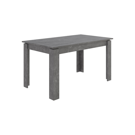 Tolmen Extendable Modern Dining Table – Retro Grey - 140/190 cm - Additional Image 1