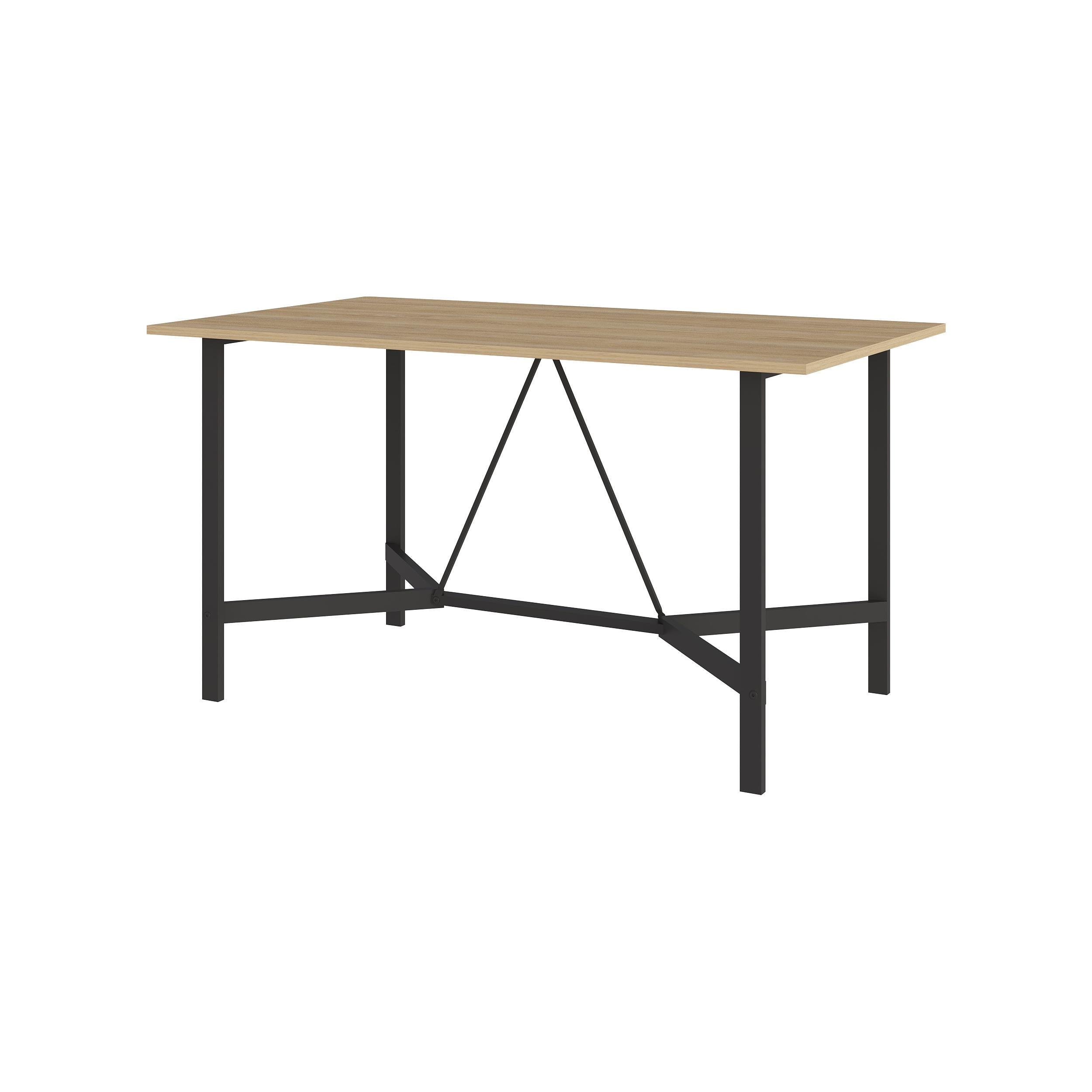 Dalma 140cm Dining Table – Sapphire Oak - Additional Image 1