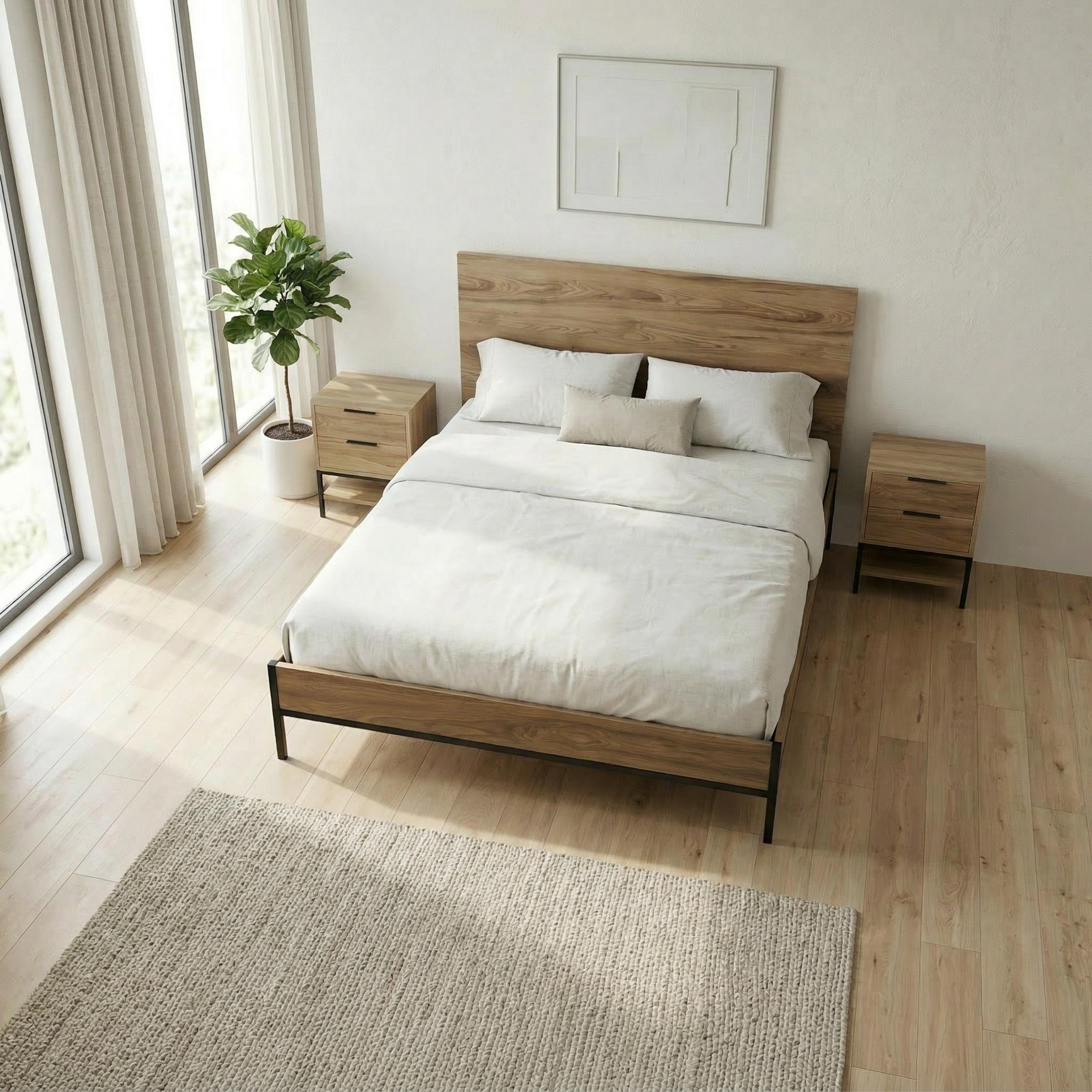 Mars Modern Bed Frame Deep Oud - Additional Image 6