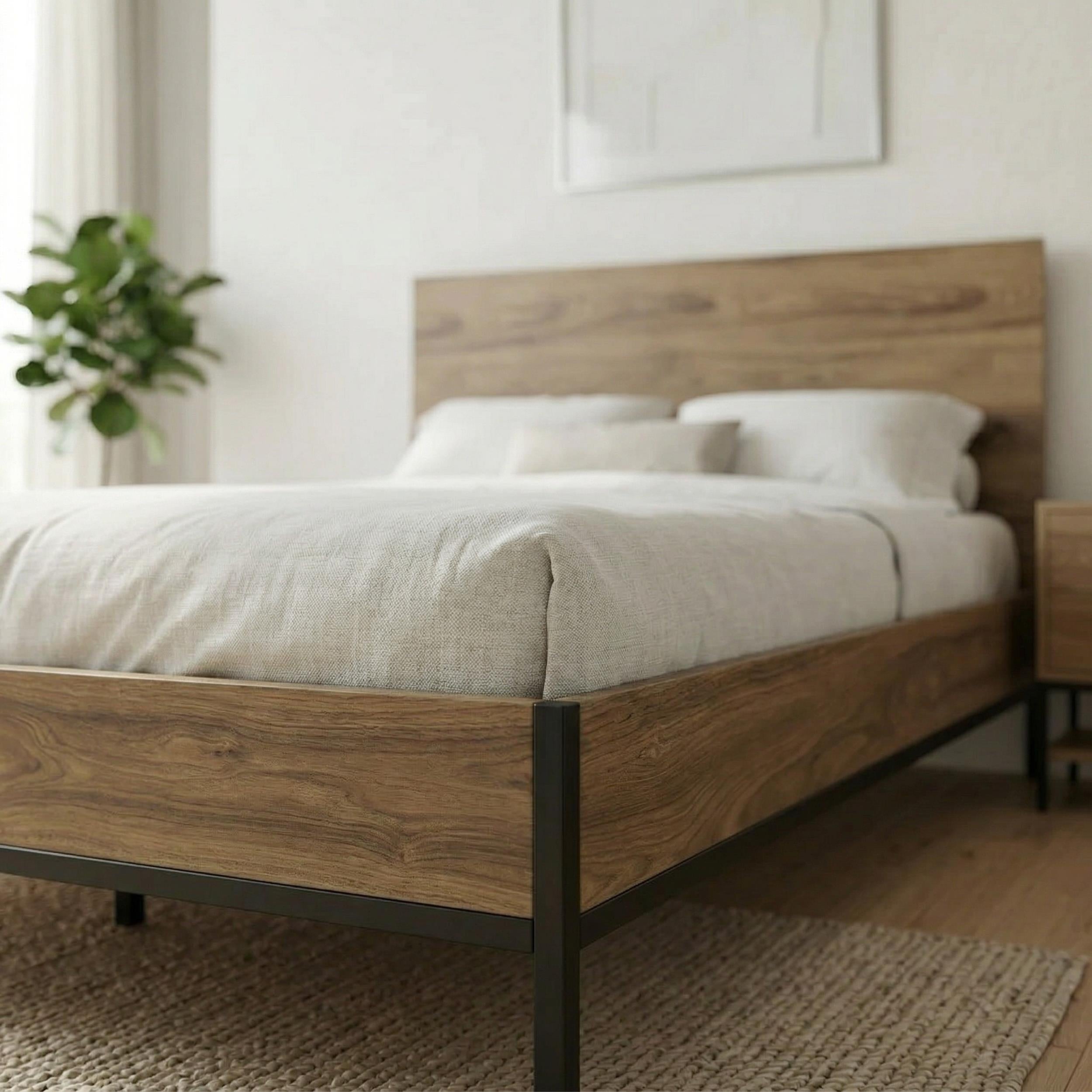 Mars Modern Bed Frame Deep Oud - Additional Image 4