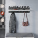 Welcome Hallway Coat Hanger Rack – White