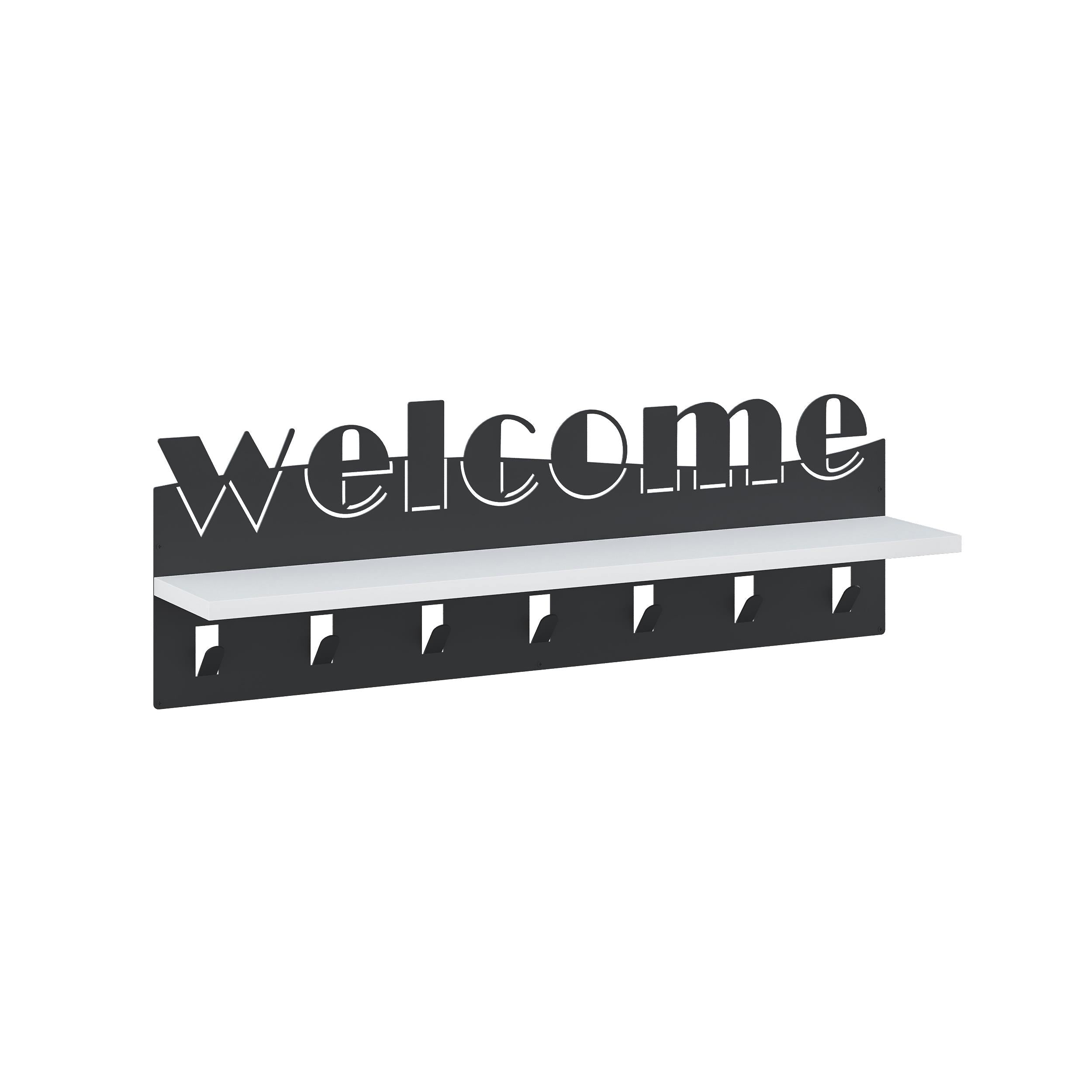 Welcome Hallway Coat Hanger Rack product photo