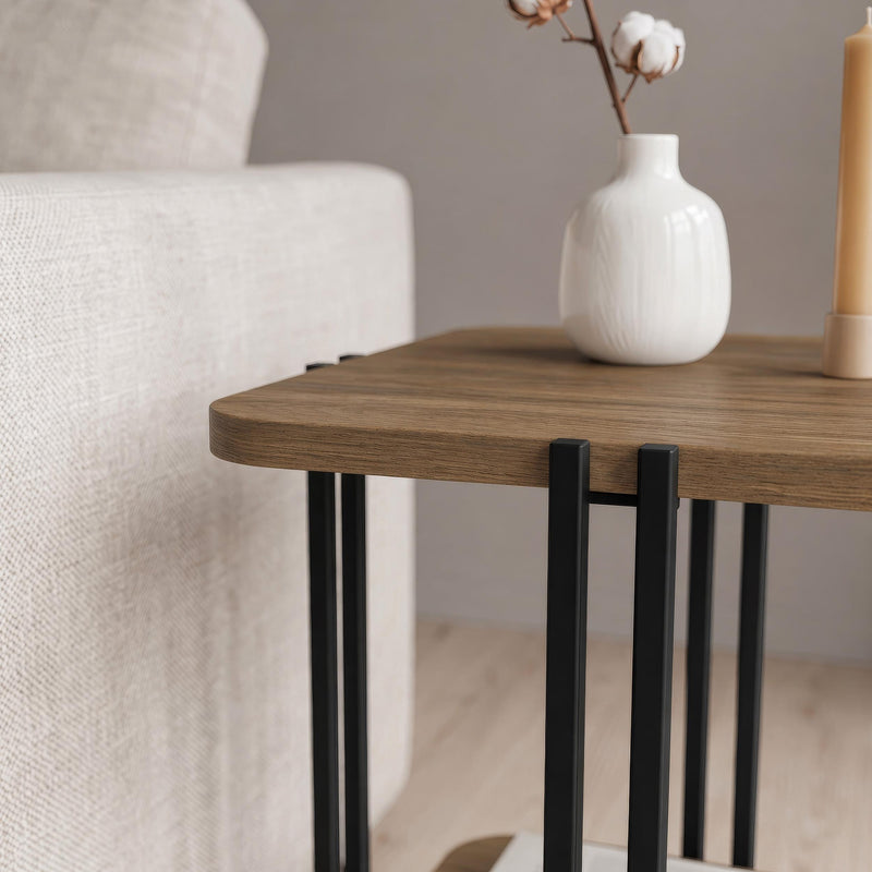 Notus 2-Tier Side Table with Shelf - Additional Image 9