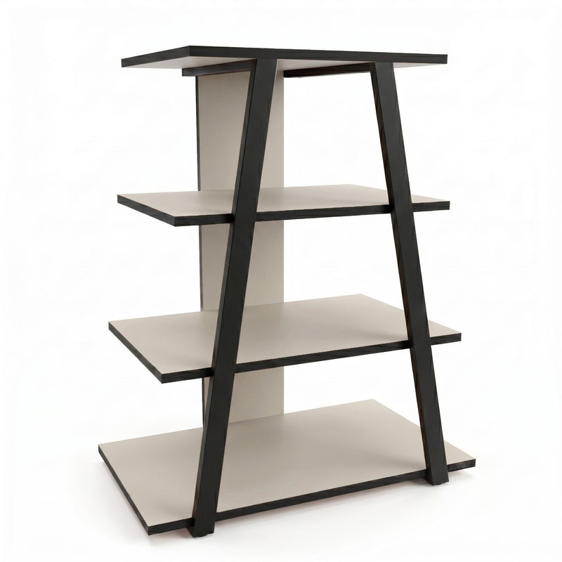 Lyno Angled Mini TV Entertainment Unit with Open Shelves - Additional Image 3