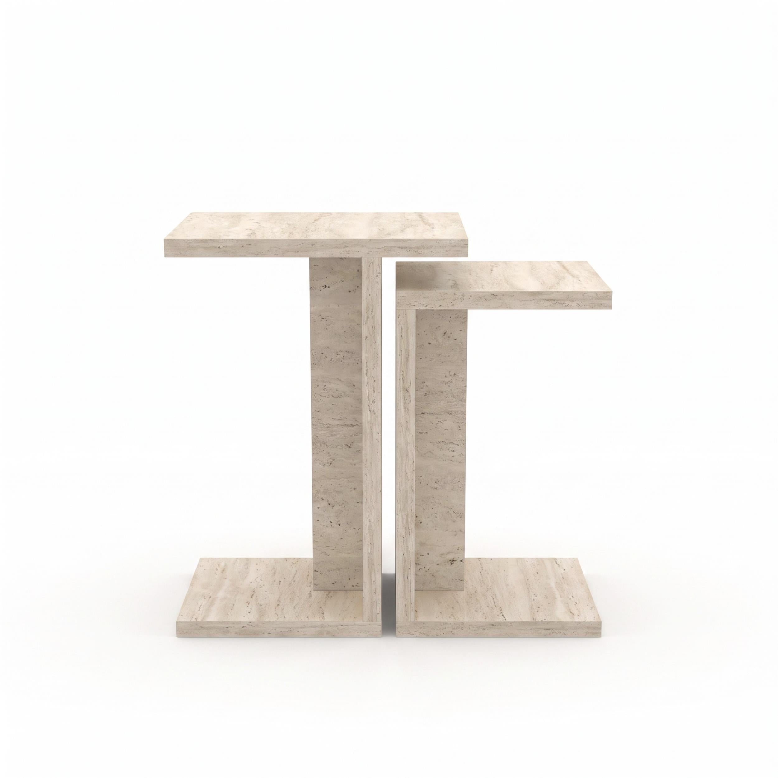 Nero C-Shaped Multipurpose Nesting Side Table - Additional Image 17