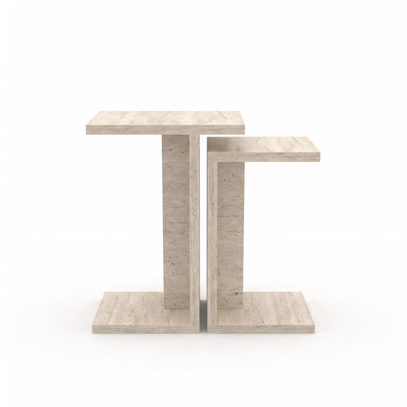 Nero C-Shaped Multipurpose Nesting Side Table - Additional Image 17