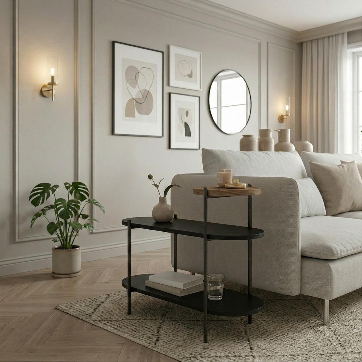 Somo 3-Tier Display Side Table
