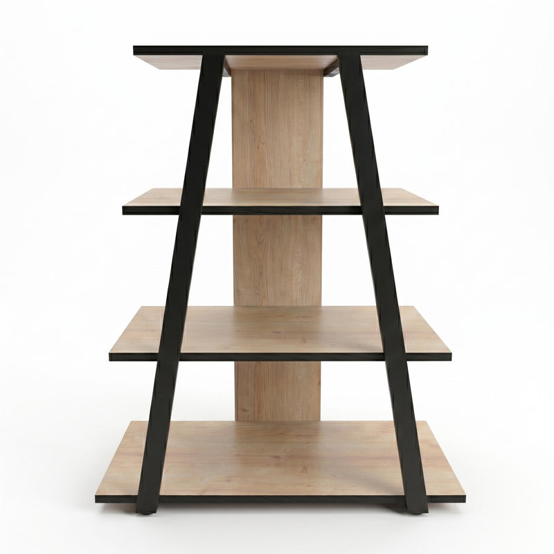 Lyno Angled Mini TV Entertainment Unit with Open Shelves - Additional Image 12