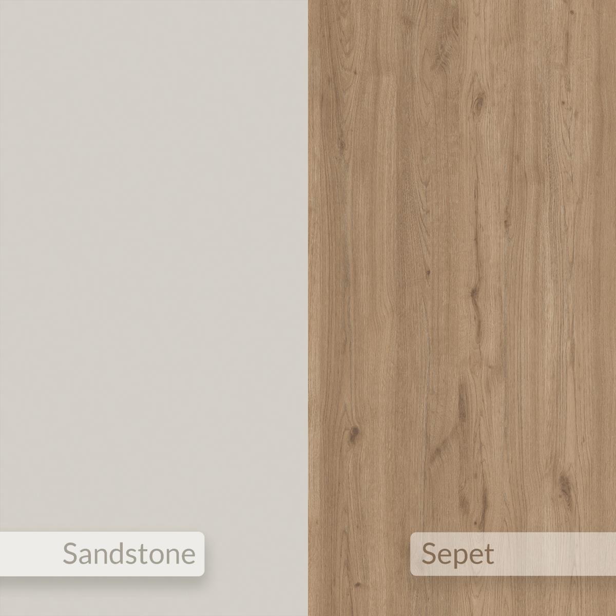 Norm TV Unit 3 Doors - finish detail
