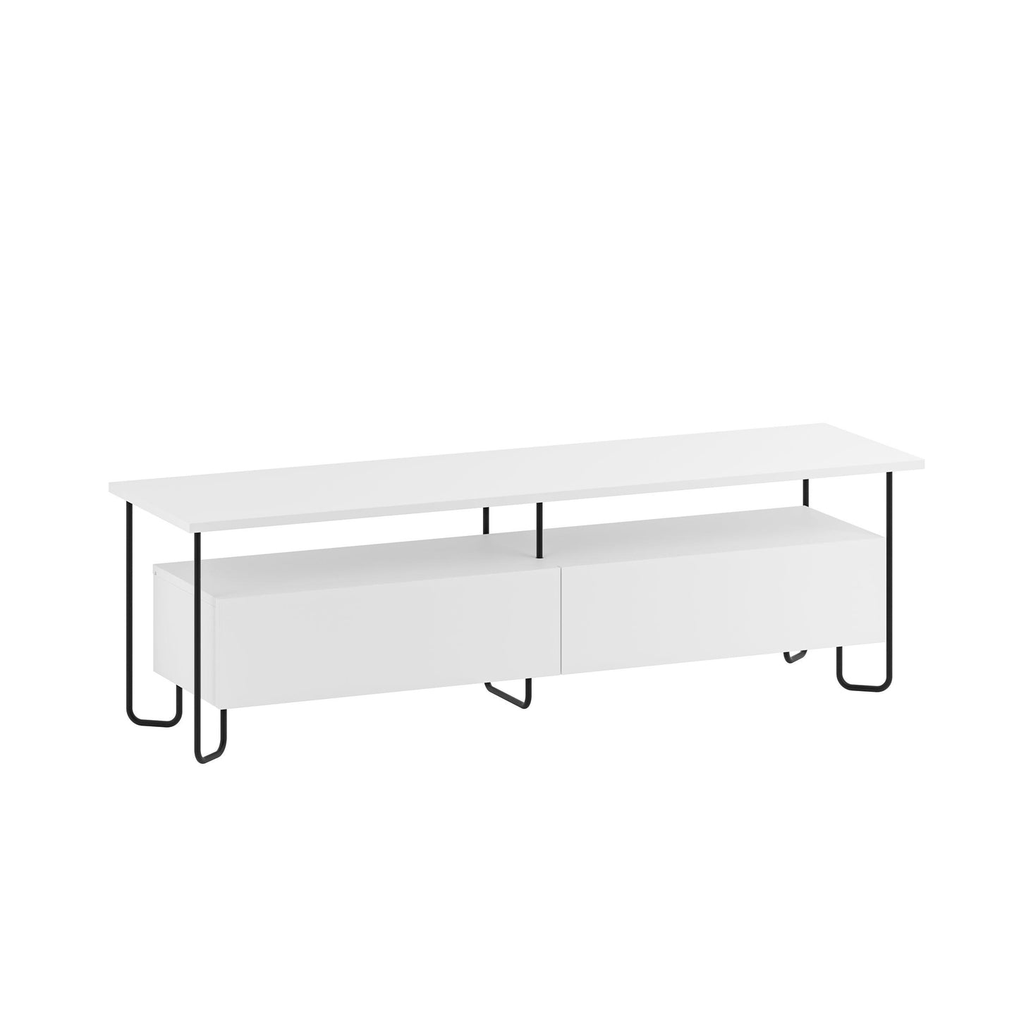 Cornea Modern Tv Unit With Storage Cabinet 150cm