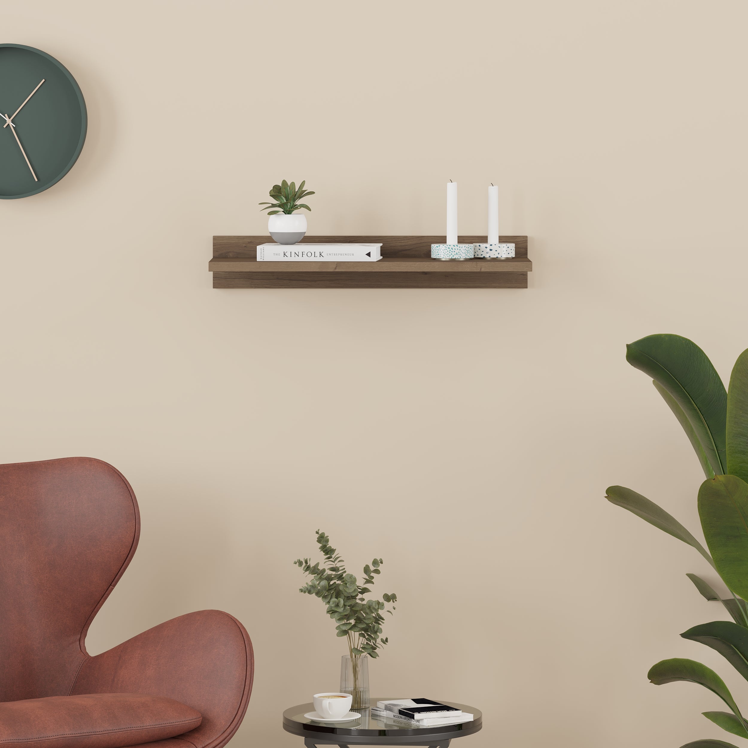 Simple Modern Floating Shelf Short