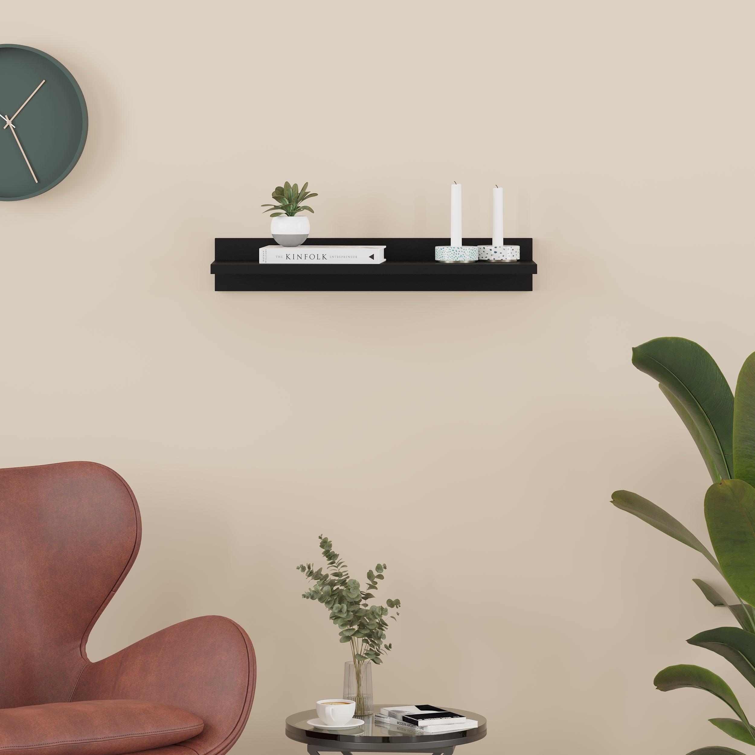 Simple Modern Floating Shelf Short