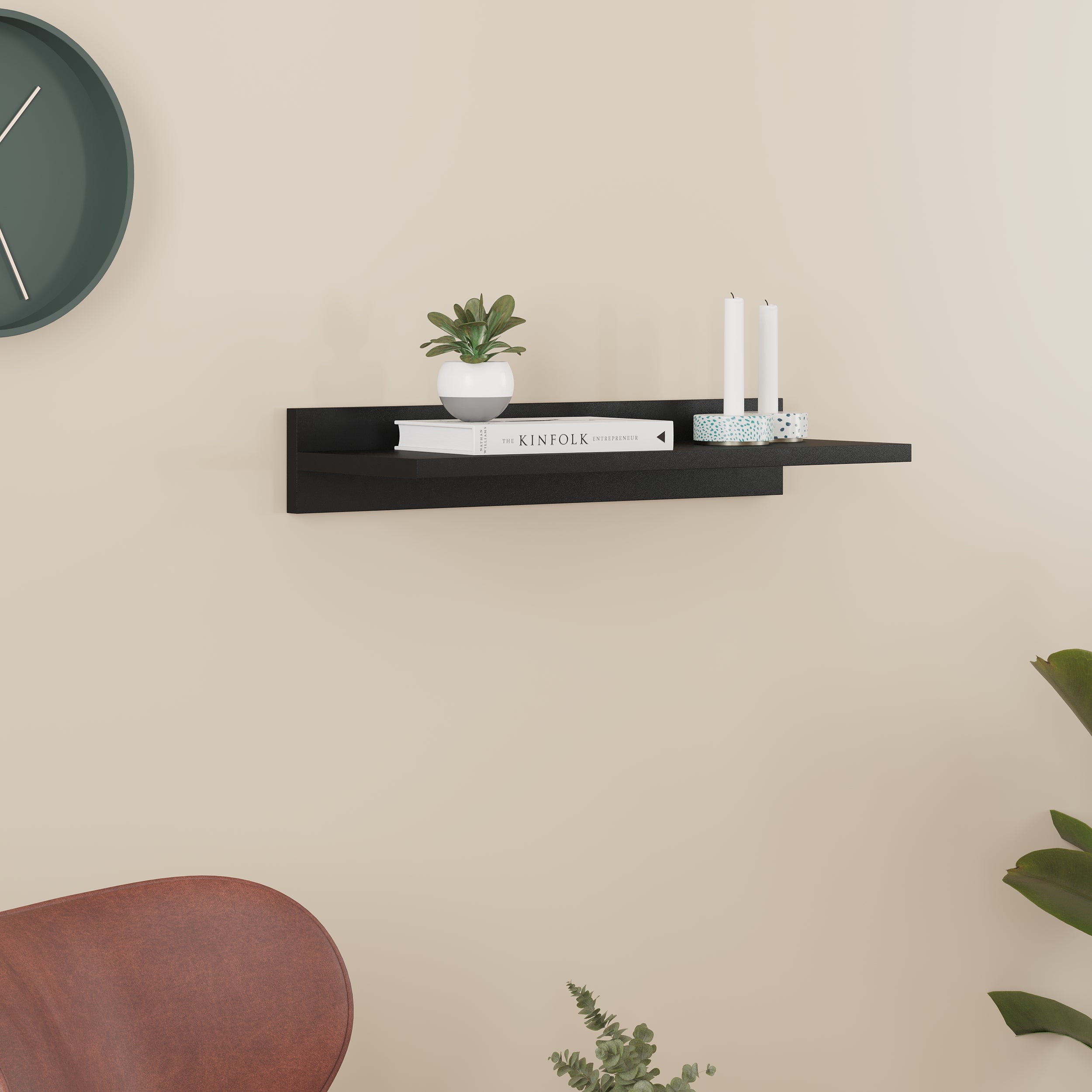 Simple Modern Floating Shelf Short