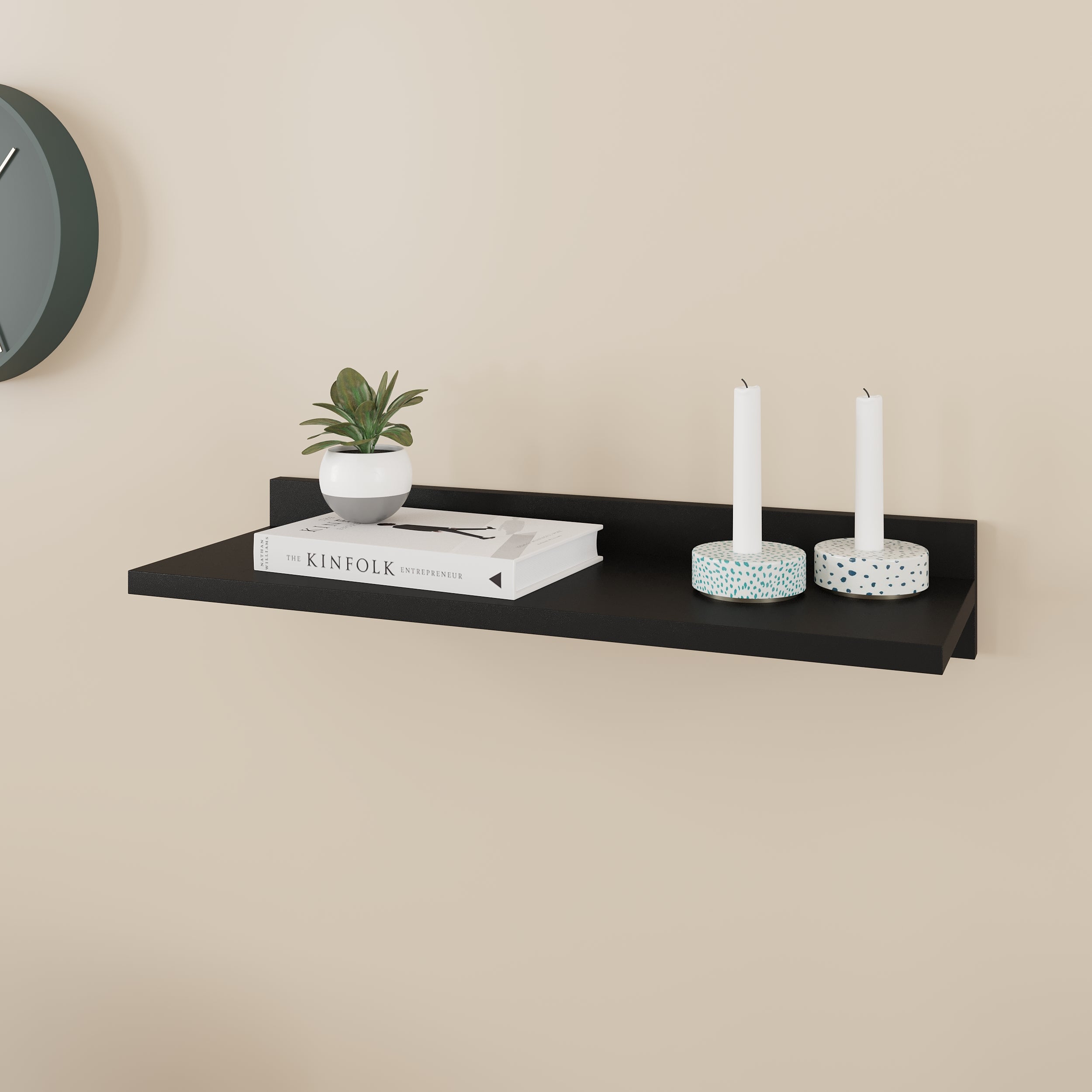 Simple Modern Floating Shelf Short