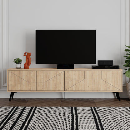 Dune Modern TV Stand Multimedia Centre TV Unit With Storage Cabinet 180cm