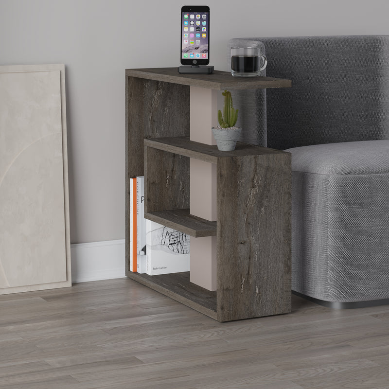 Saly Modern Side End Table Multipurpose With Creativeness H 57cm 3 Tier - Decortie