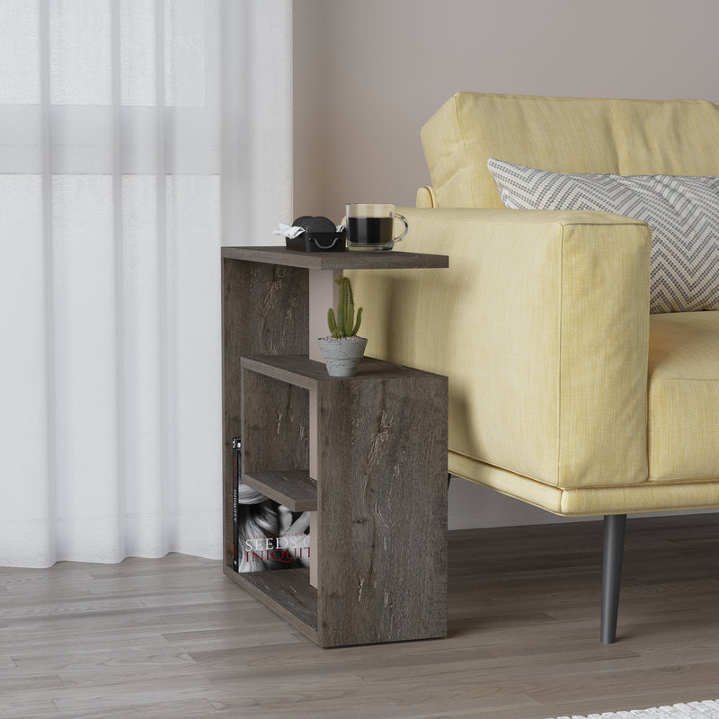 Saly Modern Side End Table Multipurpose With Creativeness H 57cm 3 Tier - Decortie