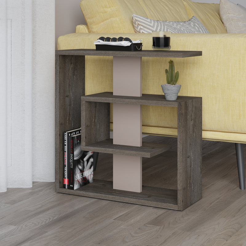 Saly Modern Side End Table Multipurpose With Creativeness H 57cm 3 Tier - Decortie