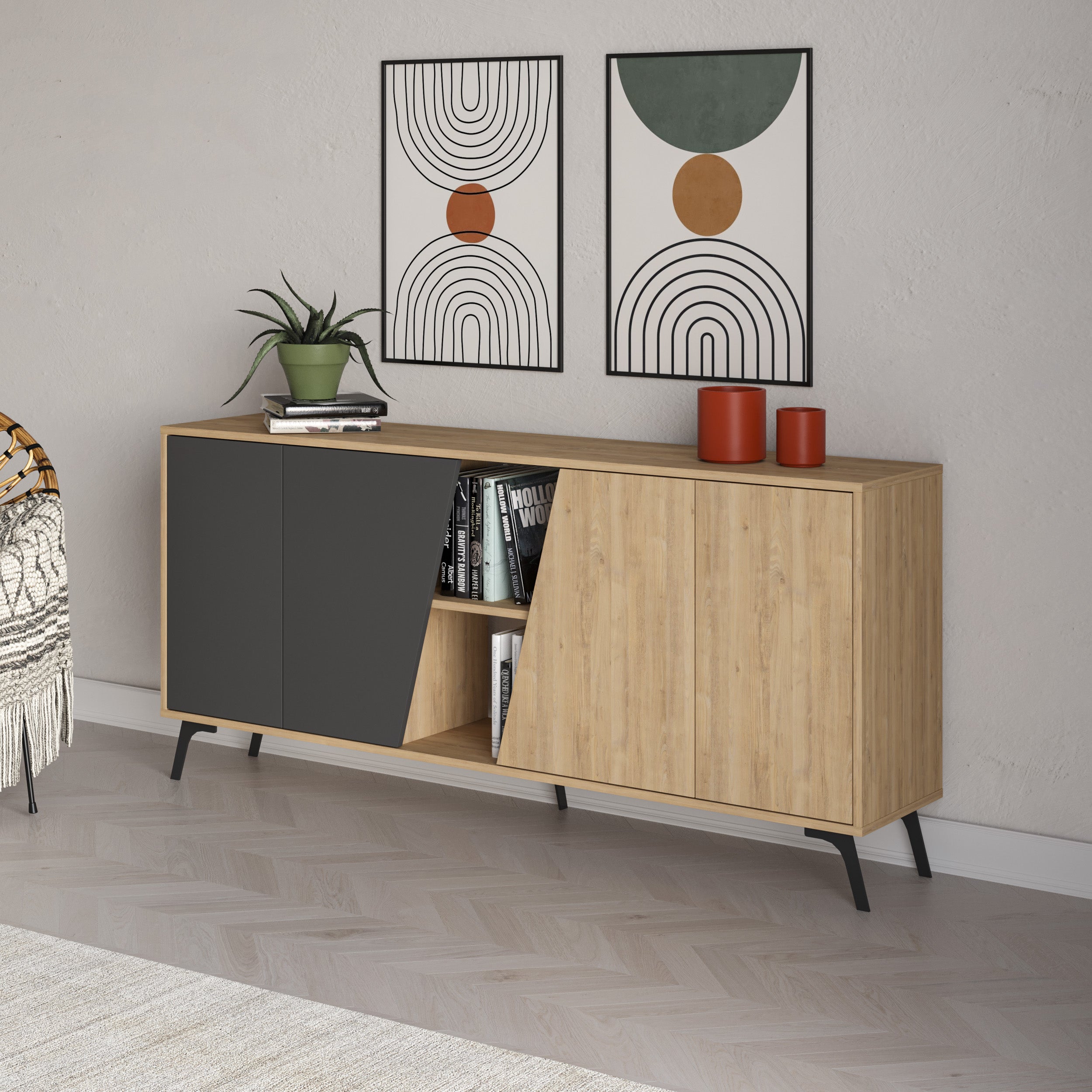 Fiona Console Sideboard Display Unit 180