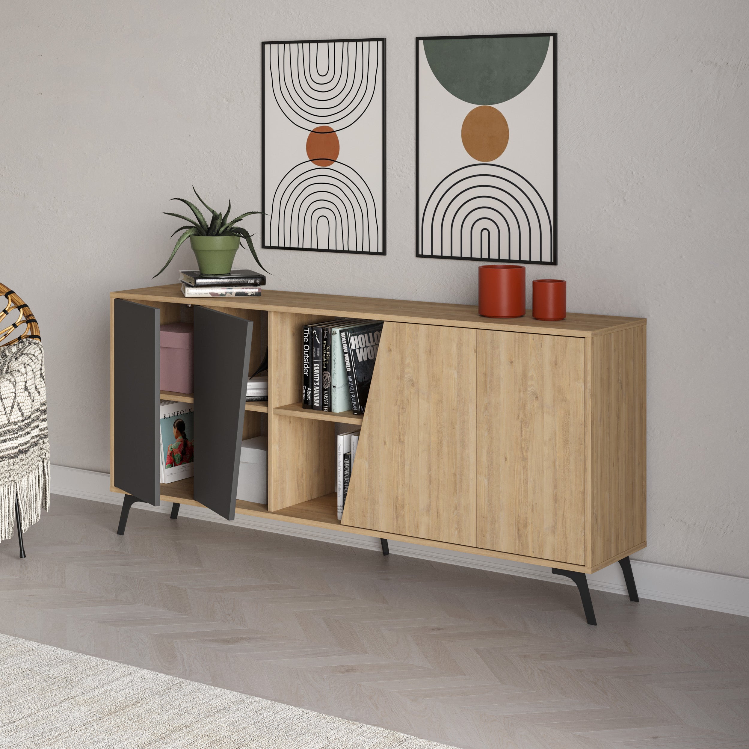 Fiona Console Sideboard Display Unit 180