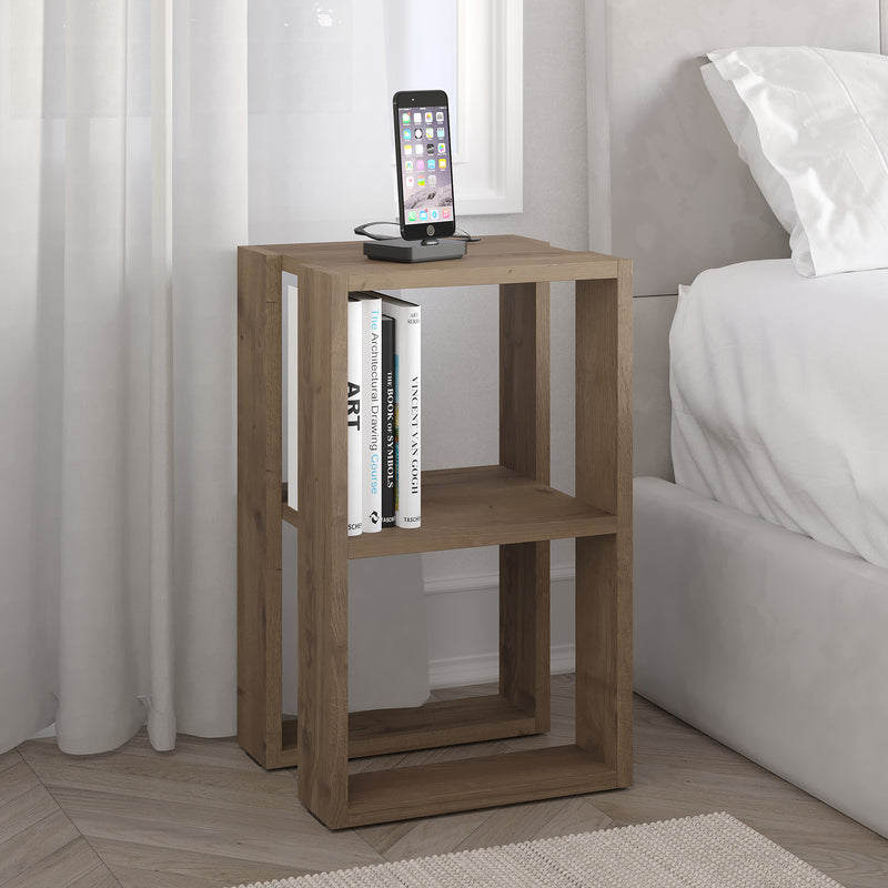 Lonie Bedside Table 34cm – interactive lifestyle view – Decortie