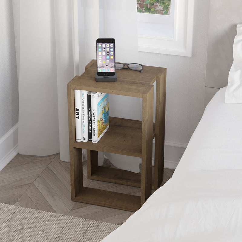 Lonie Bedside Table 34cm – interactive lifestyle view – Decortie